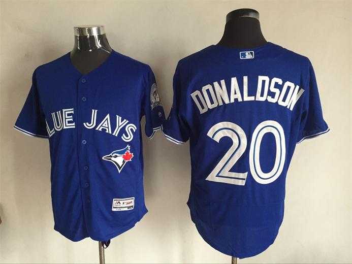 Toronto Blue Jays #20 Josh Donaldson 40TH Season Patch Blue 2016 Flexbase Collection Stitched Jersey,We sell and wholesale Toronto Blue Jays #20 Josh Donaldson 40TH Season Patch Blue 2016 Flexbase Collection Stitched Jersey on line form chian!